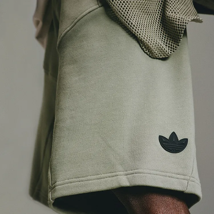 Adidas Originals Casual Shorts Unisex Pebble Silver Gray-1