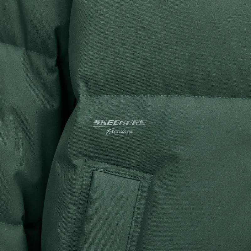 Skechers Freedom Series Down Jacket Women's Dark Spruce Green-2