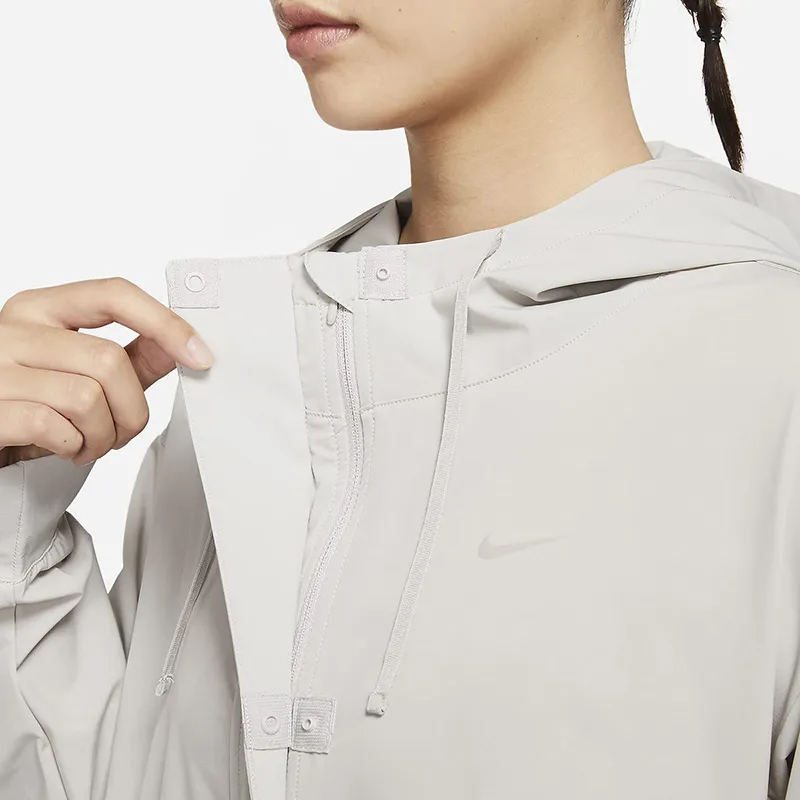 Nike BLISS LUXE Jackets Coats Women's Light Gray-4