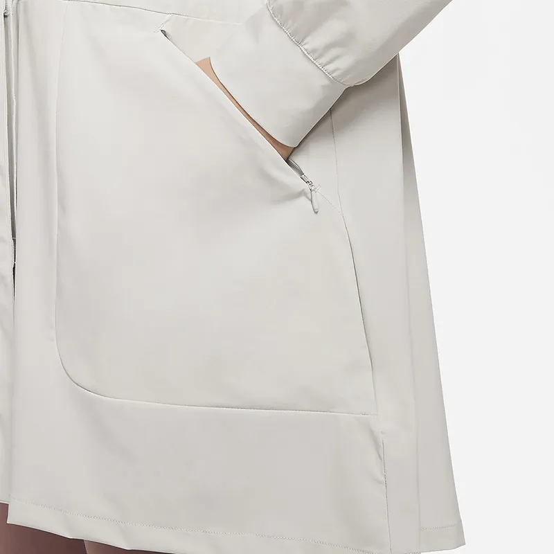 Nike BLISS LUXE Jackets Coats Women's Light Gray-3