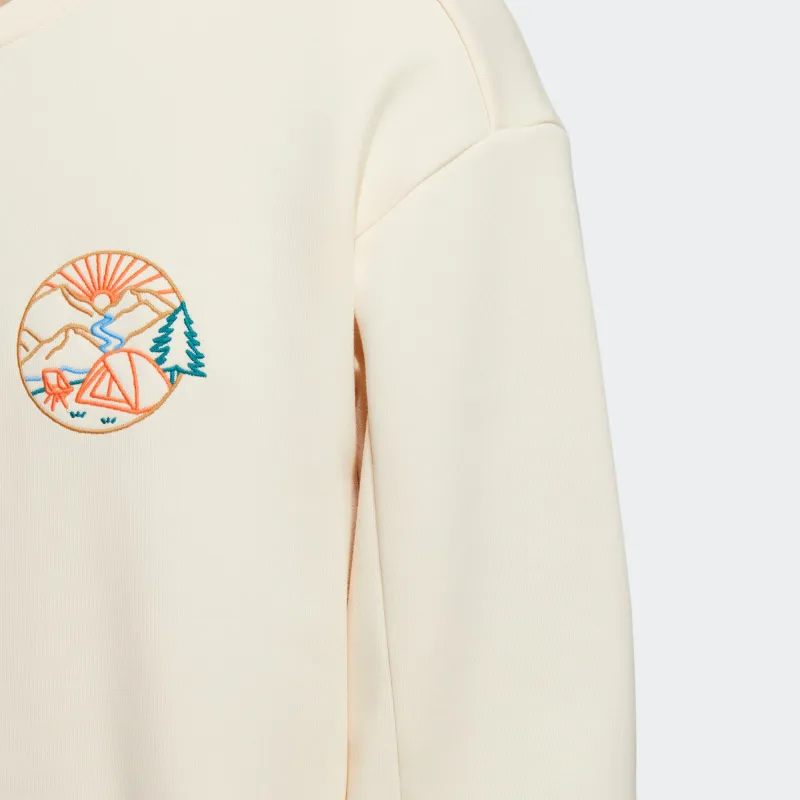 Adidas Sweatshirts Unisex Ecru-4