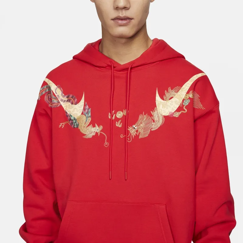 Nike SportswearCNY Sweatshirt Men's University Red-2