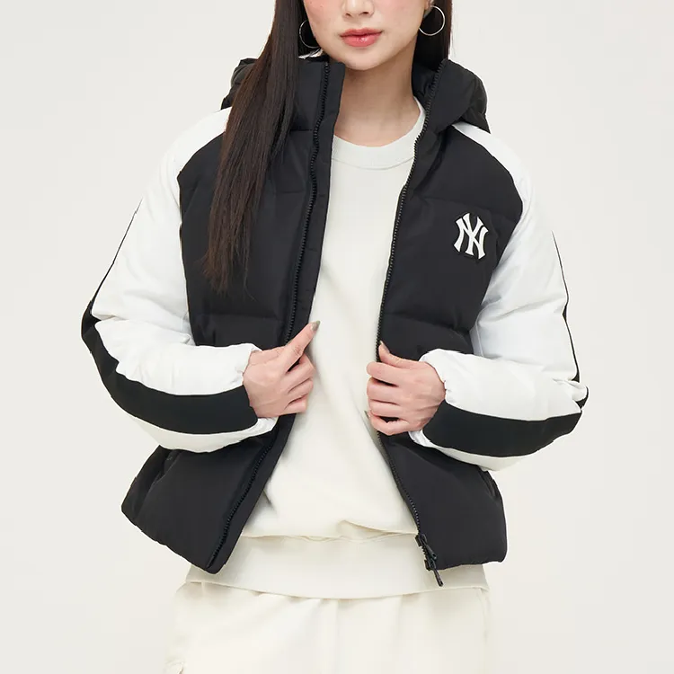 MLB Varsity New York Yankees Down Jacket Unisex Black-3