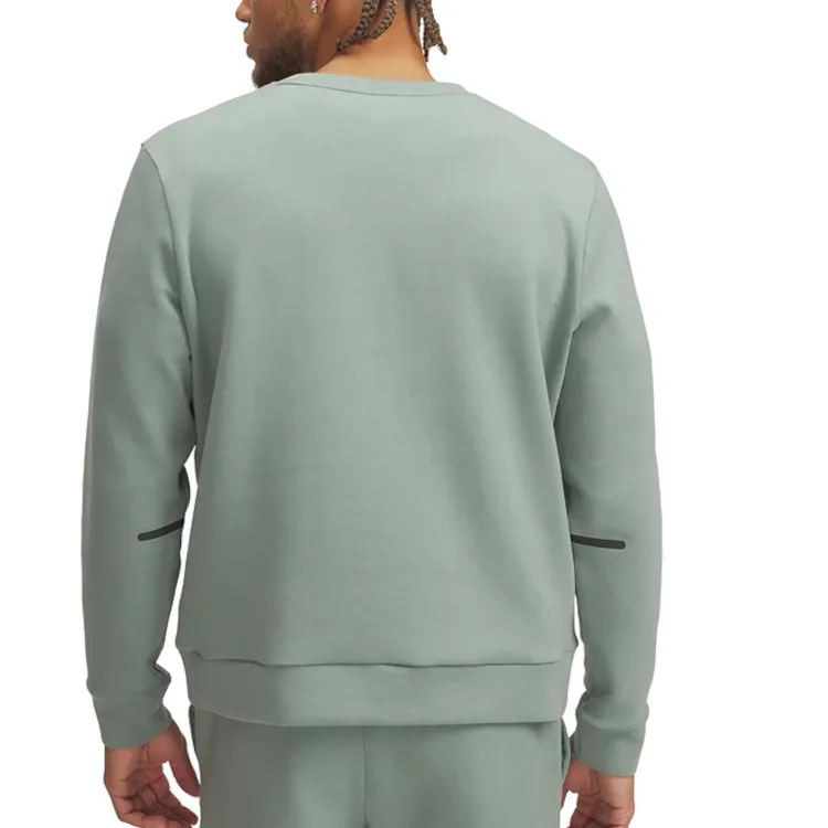 Under Armour Unstoppable UA FLC CREW Sweatshirt Men's Lime Green-1