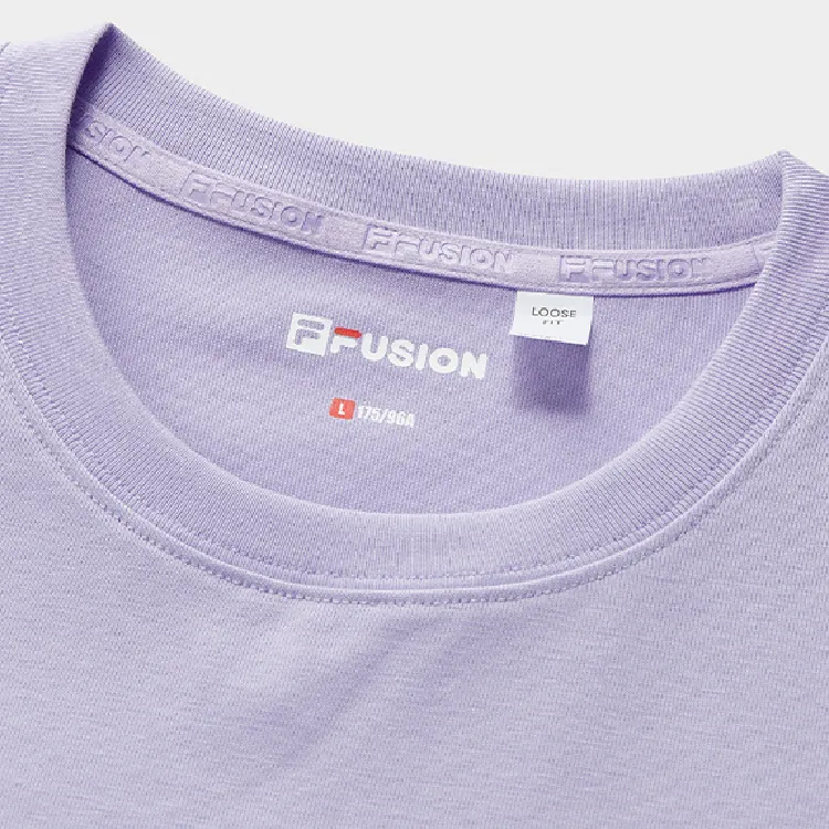 FILA FUSION FOB Series T Shirt Unisex Dream Light Purple-5