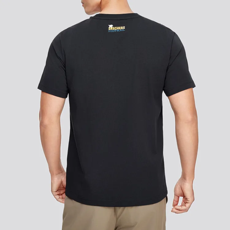 Skechers SS24 T Shirt Men's Carbon Black-3