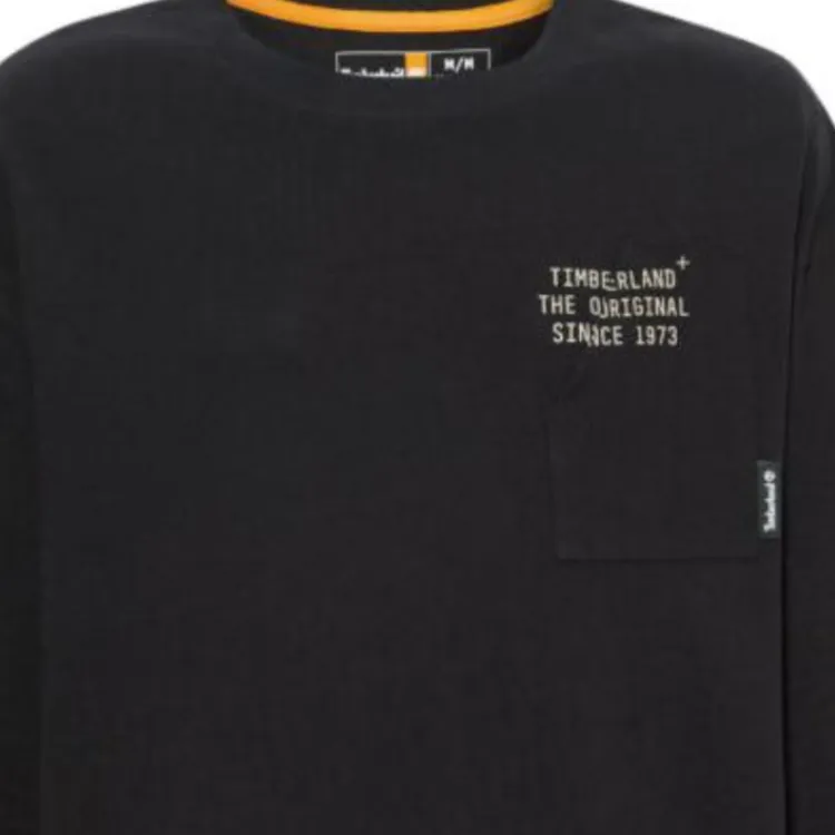 Timberland T-Shirts Men Black-4