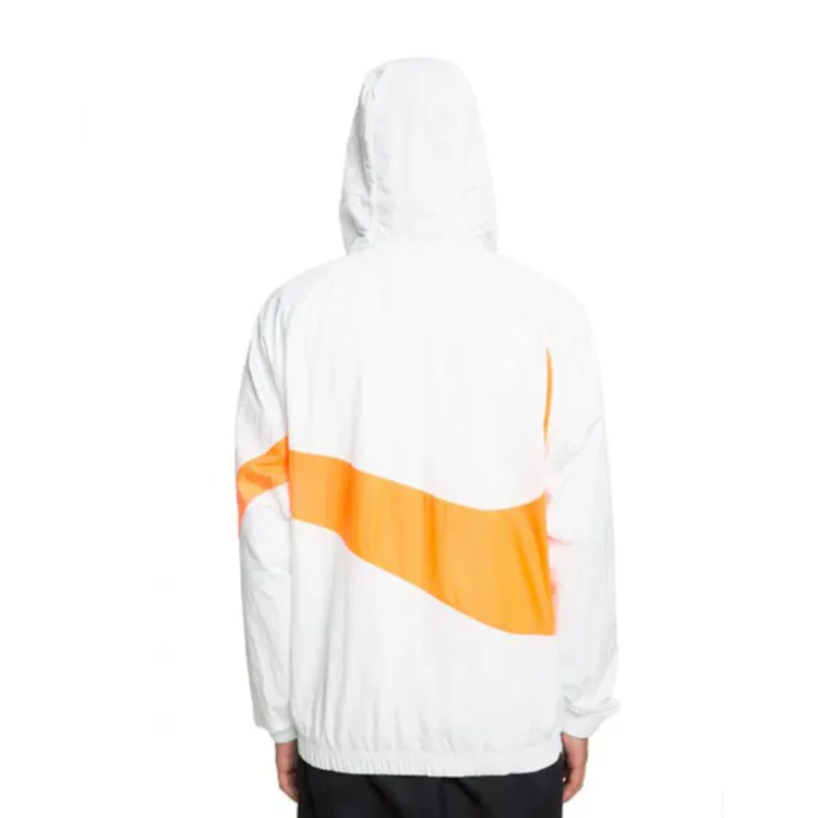Nike Jackets Men White Orange-3