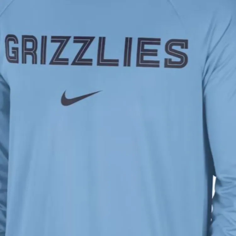 Nike T Shirts Men Light Blue-2