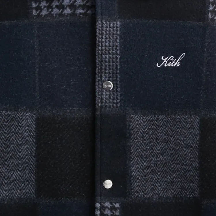 KITH Patchwork Wool Coaches Jacket-3