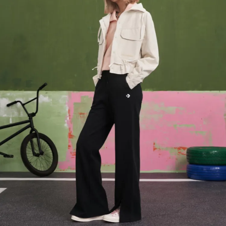 Converse Casual Pants Women's Black-2