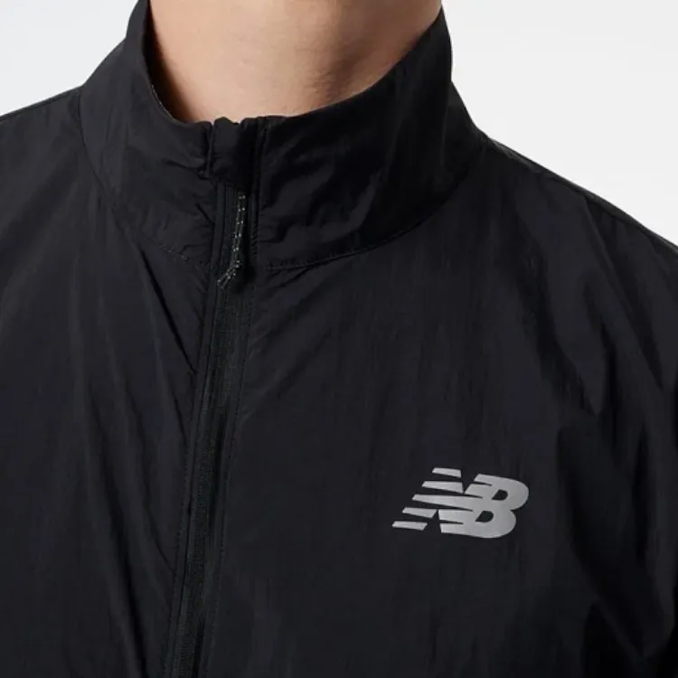 New Balance Jackets Men Black-5