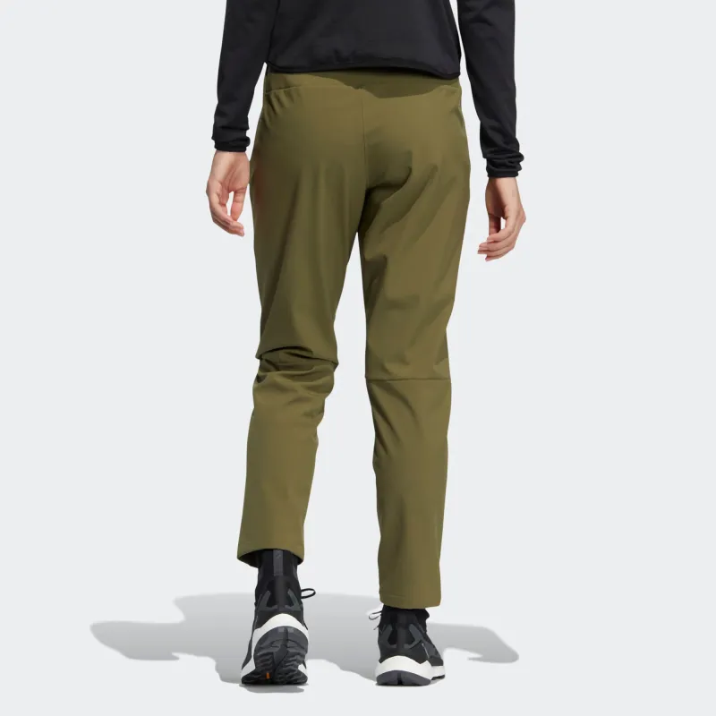 Adidas Casual Pants Women's Dark Olive Green-3