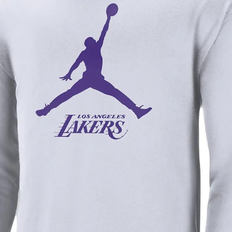 Jordan Los Angeles Lakers Essential Men's Jordan Nba Long Sleeve T Shirt-2