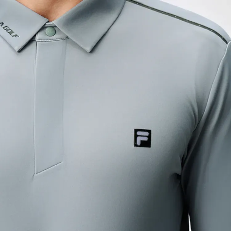FILA AthleticsGolf Collection Polo Shirt Men's Sea Stone Gray-6