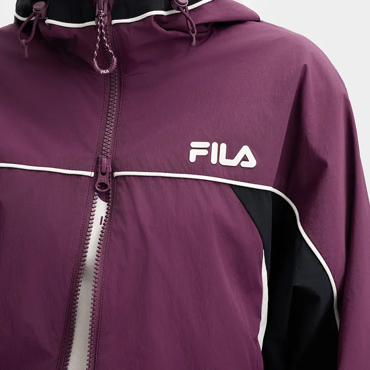 FILA Woven Coat Women's Italy Version Plum-4