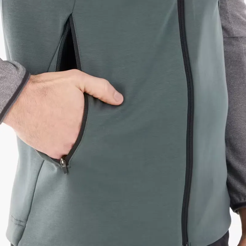 DECATHLON Vest Men's Dark Gray Green-3