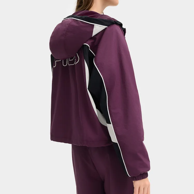 FILA Woven Coat Women's Italy Version Plum-2