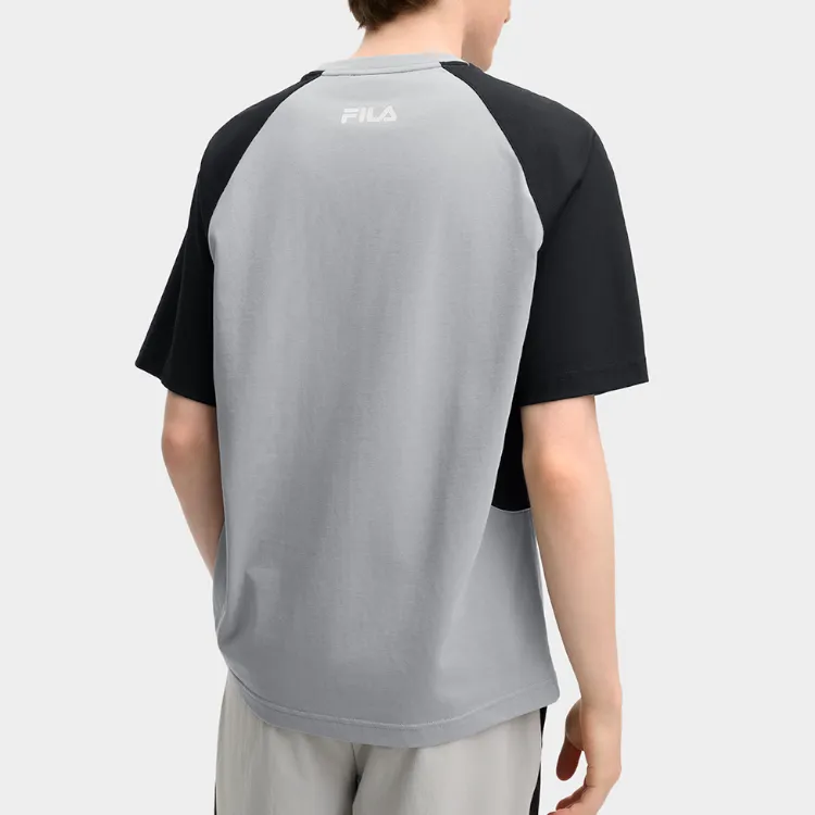 FILA T Shirt Men's Marble Asphalt Gray Green-3