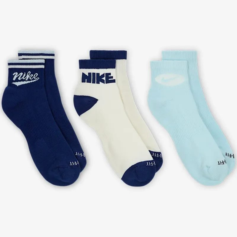 Nike Everyday Plus Ankle Socks 3 Pairs-2