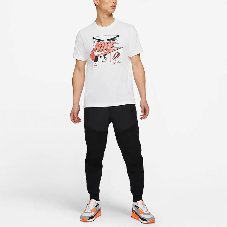 Nike T Shirts Men White-4