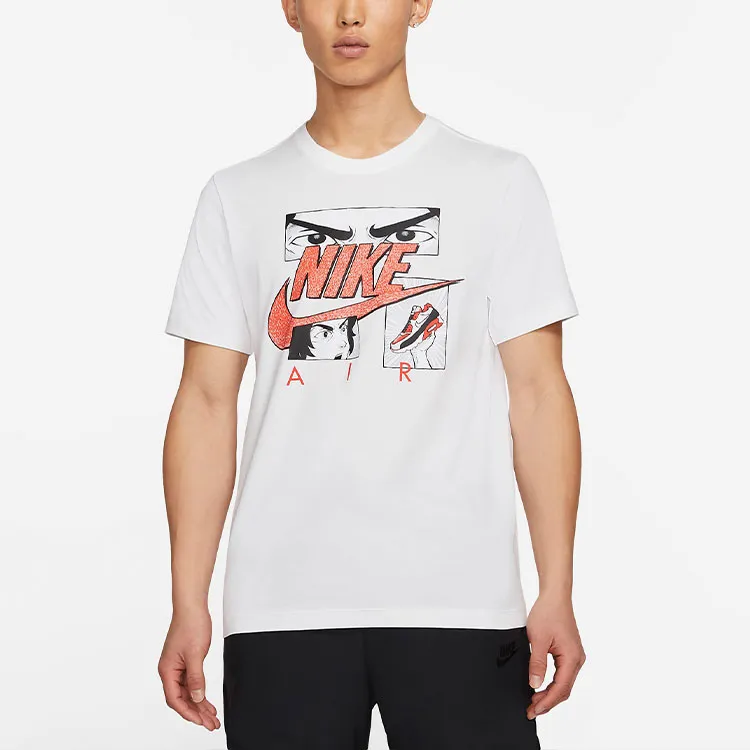 Nike T Shirts Men White-2