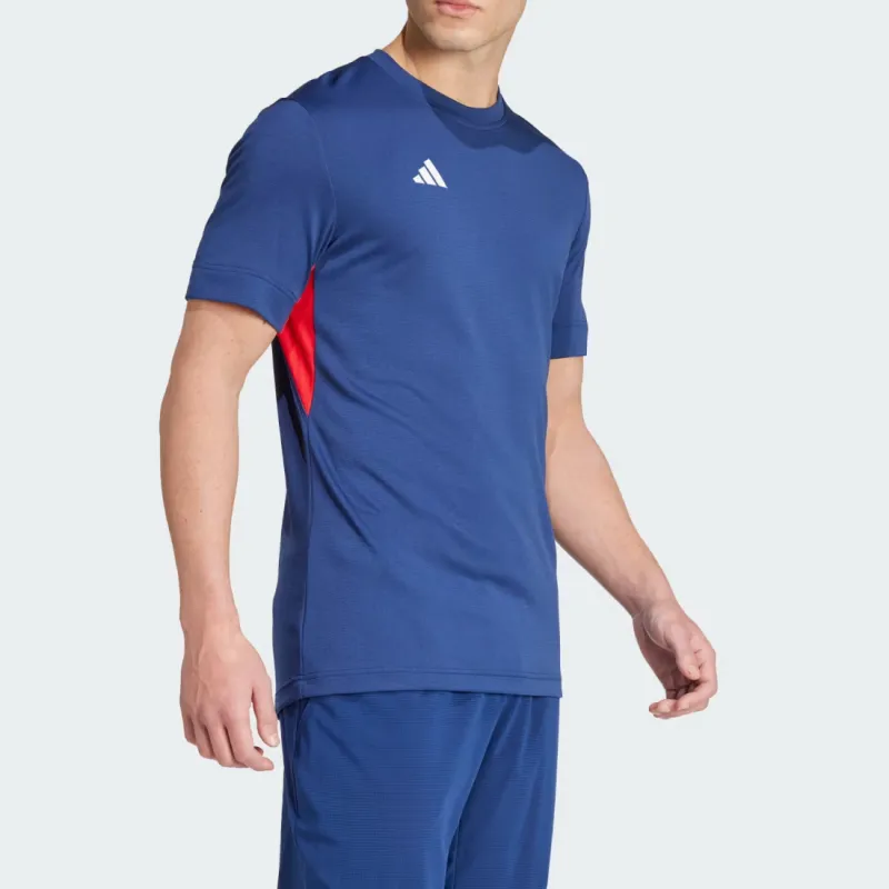 Adidas Regular T-Shirt Men's Dark Blue-3