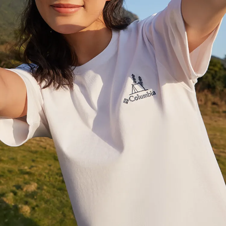 Columbia T Shirts Unisex White-4
