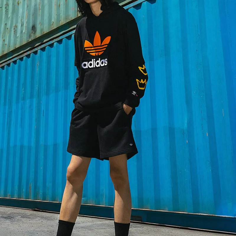 Adidas Originals Adicolor Premium Casual Shorts Men's Black-2