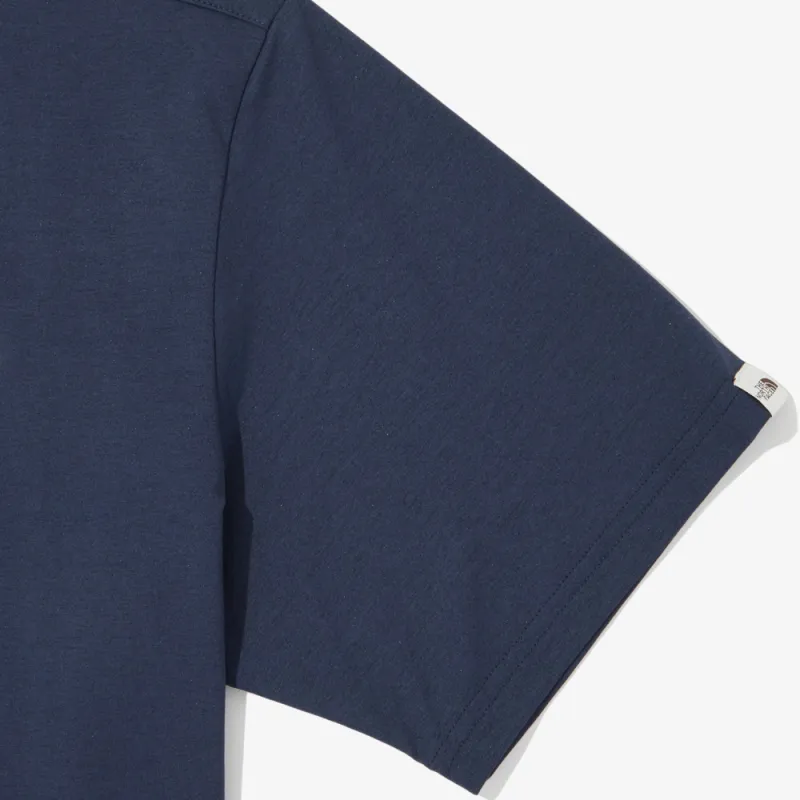 THE NORTH FACE Camping Stinson S/S R/Tee T Shirt Unisex Marine Blue-3