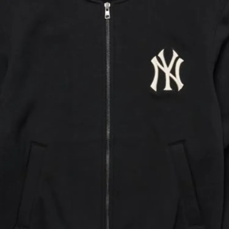 MLB SS22 Baseball Jacket Unisex Black-2