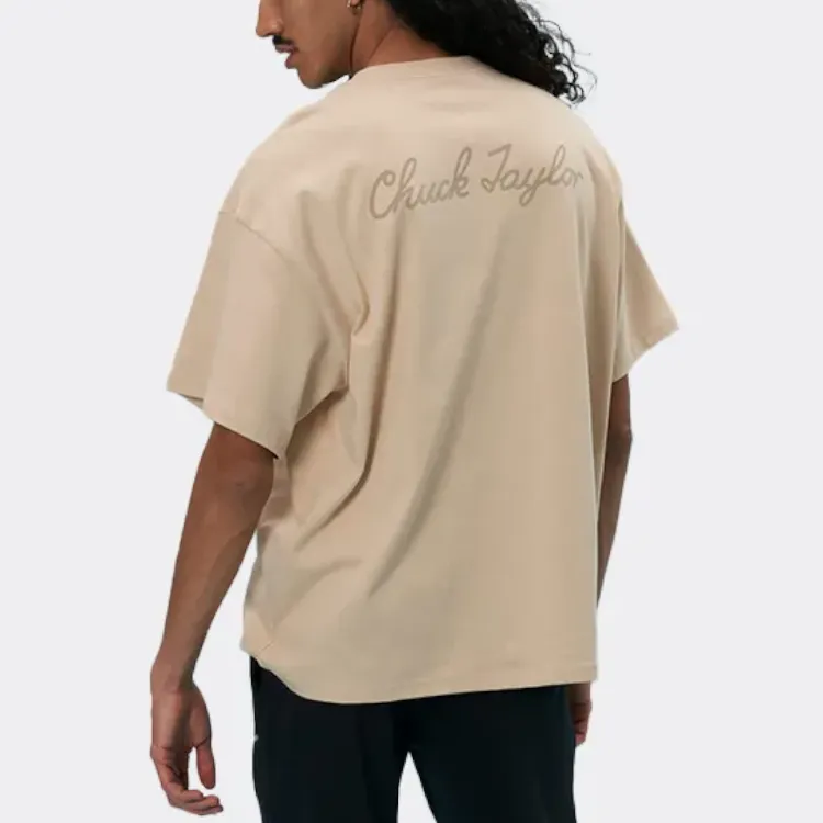 Converse SNEAKER PATCH T Shirt Unisex Khaki-3