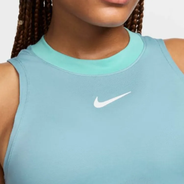 Nike Court Advantage Tank Tops Women's Denim Green-4