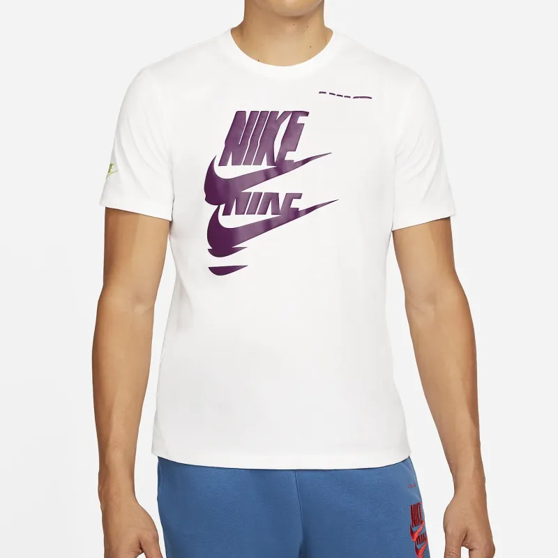 Nike T Shirts Men White-2