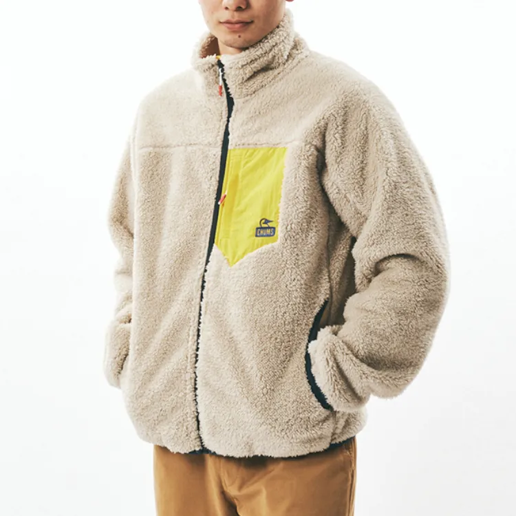 CHUMS Velvet feel Coat Unisex Gray-1