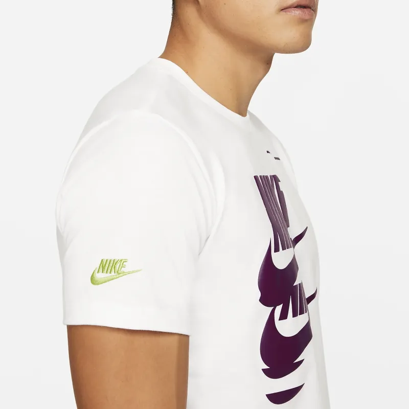 Nike T Shirts Men White-4