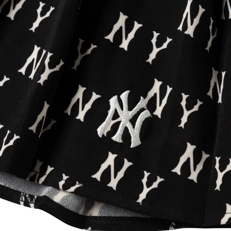 MLB New York Yankees Casual Short Skirts Women's Black-4