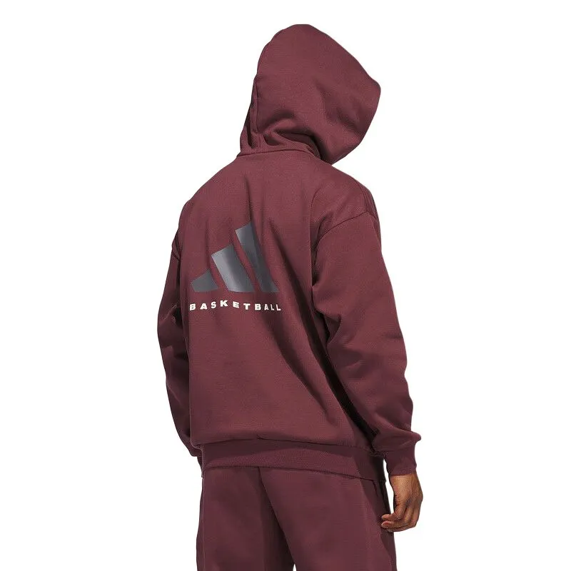 Adidas Free Shipping With AdiClub Adidas Basketball Fleece Hoodie Gender Neutral-3