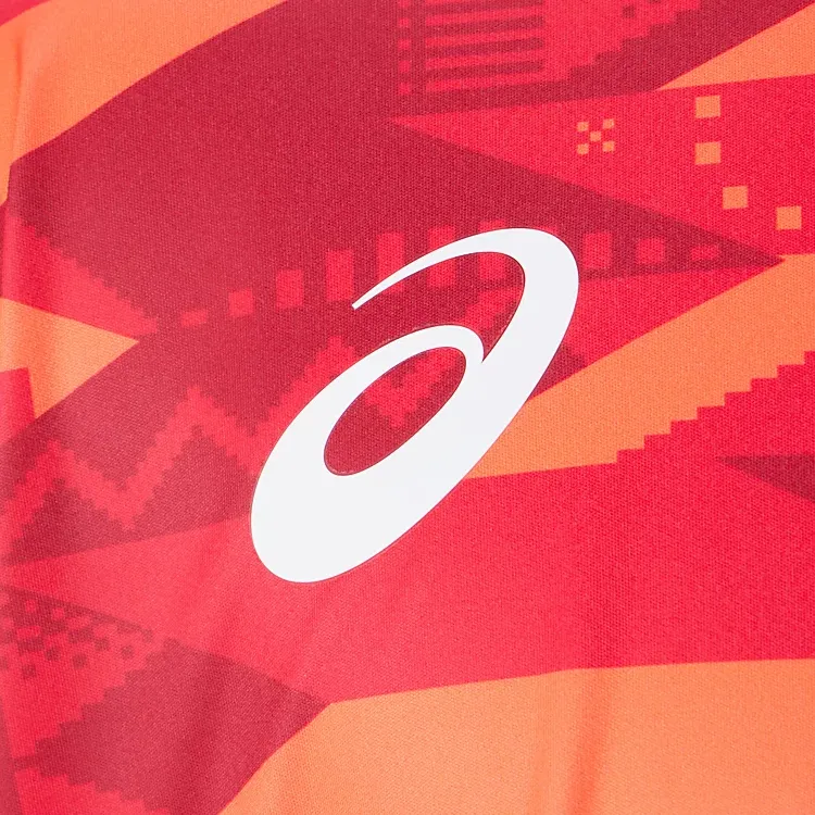 Asics T Shirts Men Red-3