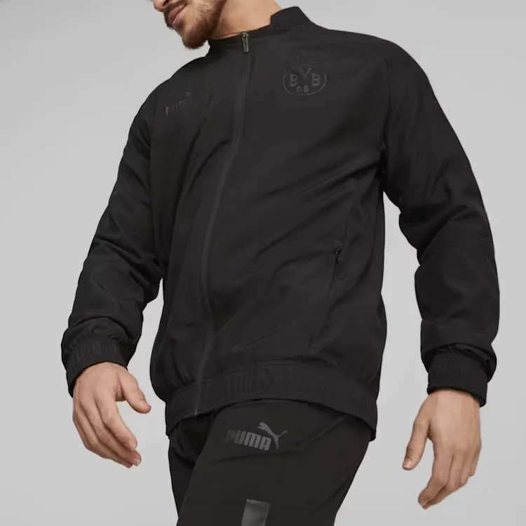 PUMA BVB PREMATCH Jackets Men Black-2
