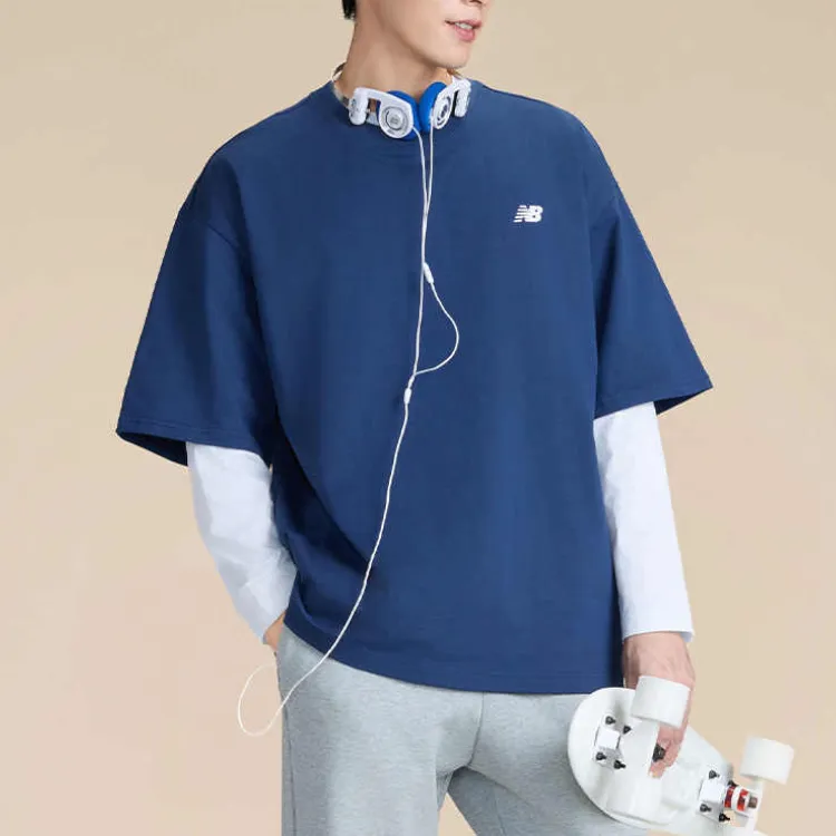 New Balance T Shirts Men Blue NNY-3