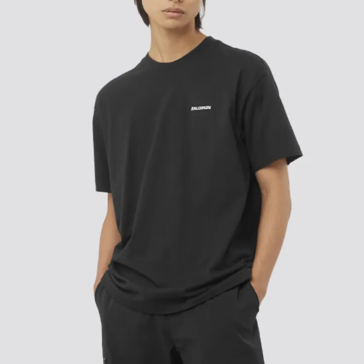 SALOMON T Shirt Men's Pitch Black-1