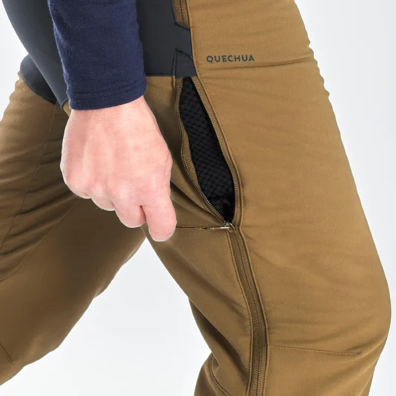 DECATHLON SH500 Knitted Sports Pants Men's Brown-2