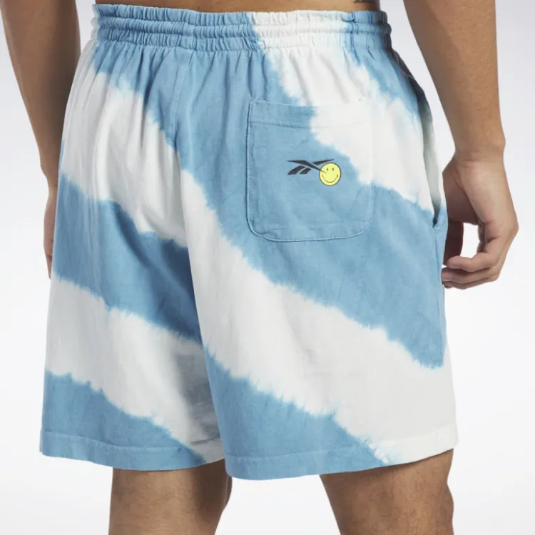 Reebok X SMILEY Co brand Casual Shorts Unisex Blue White-3