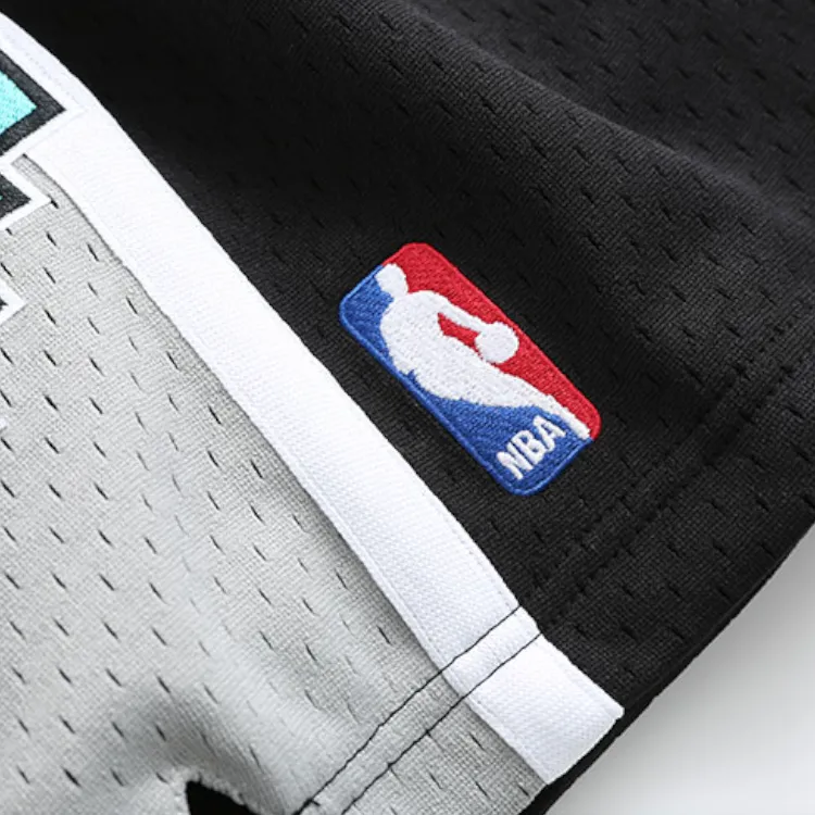 Mitchell & Ness X Just Don 90s San Antonio Spurs 1998-99 Shorts-2