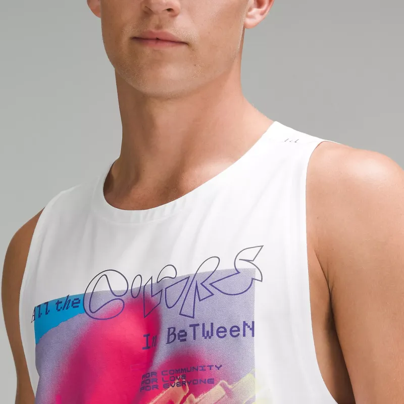 Lululemon Zeroed In Tank Top Men's White-2