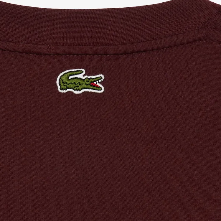 LACOSTE T Shirts Men Bordeaux-4
