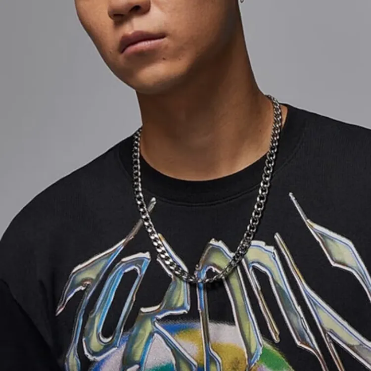 Jordan As M J T Shirts Men Black-3