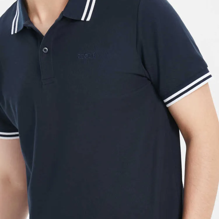 AIGLE Polo Shirt Men's Imperial Dark Blue-3