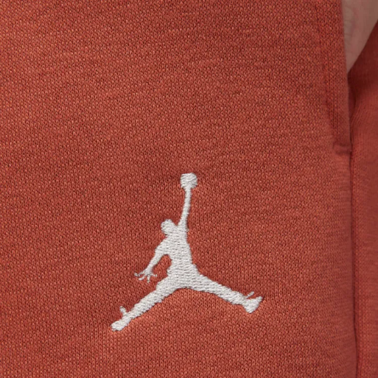 Jordan Brooklyn Fleece Knitted Sports Pants Women's Orange-3